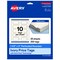 Avery Printable Perforated Rounded Rectangle Price Tags, Sure Feed Technology, 1-1/2" x 3", Matte Ivory Cardstock, Print-to-The-Edge, Laser/Inkjet Printable, 100 Total